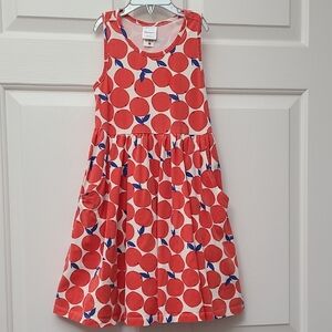Hanna Andersson Red and Blue Patterned Kids Dress
